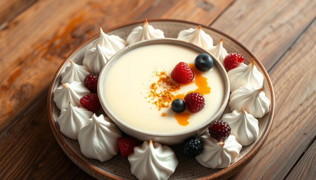 crème anglaise île flottante