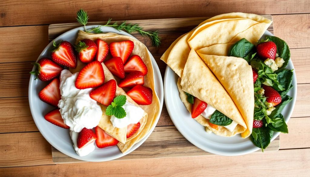 crêpes maison sucrées et salées