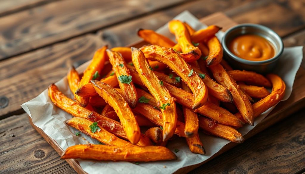 frites de butternut au four