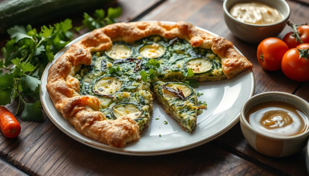 galette de courgette vegan