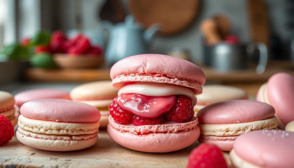 garniture framboise pour macaron