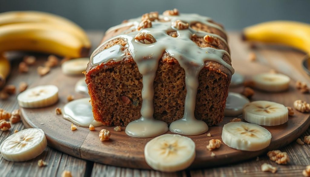 glaçage Banana Bread