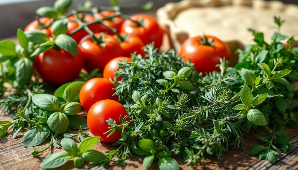 herbes pour tarte à la tomate