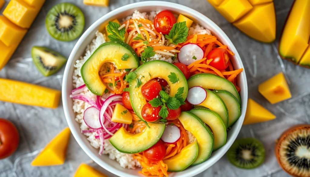 légumes poke bowl