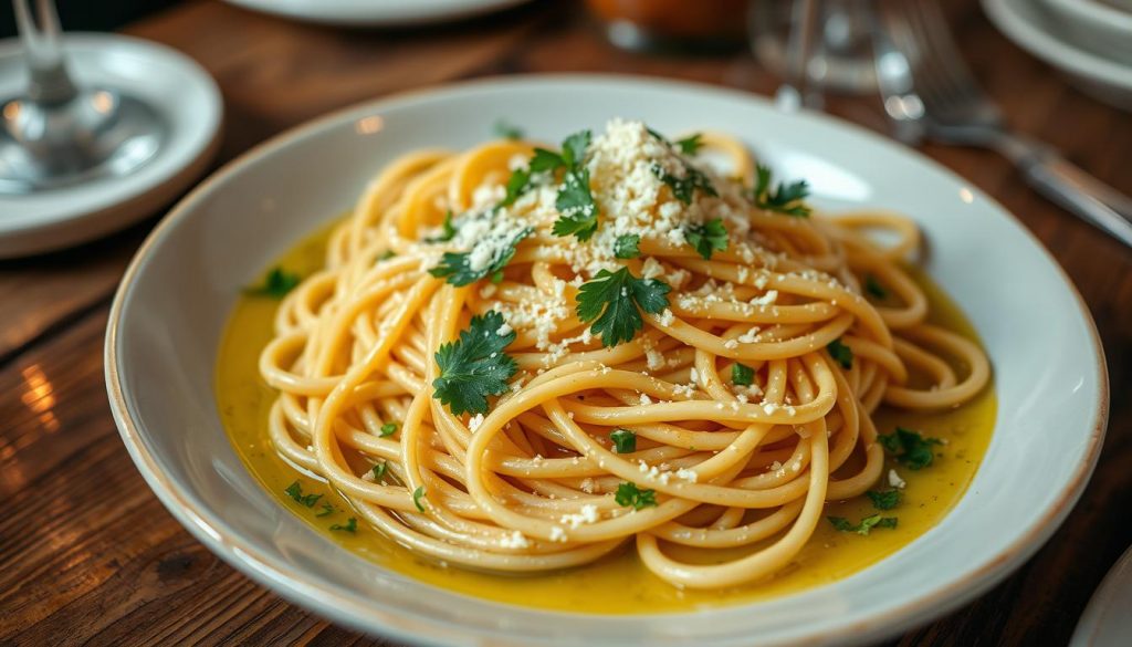 linguine à l'ail