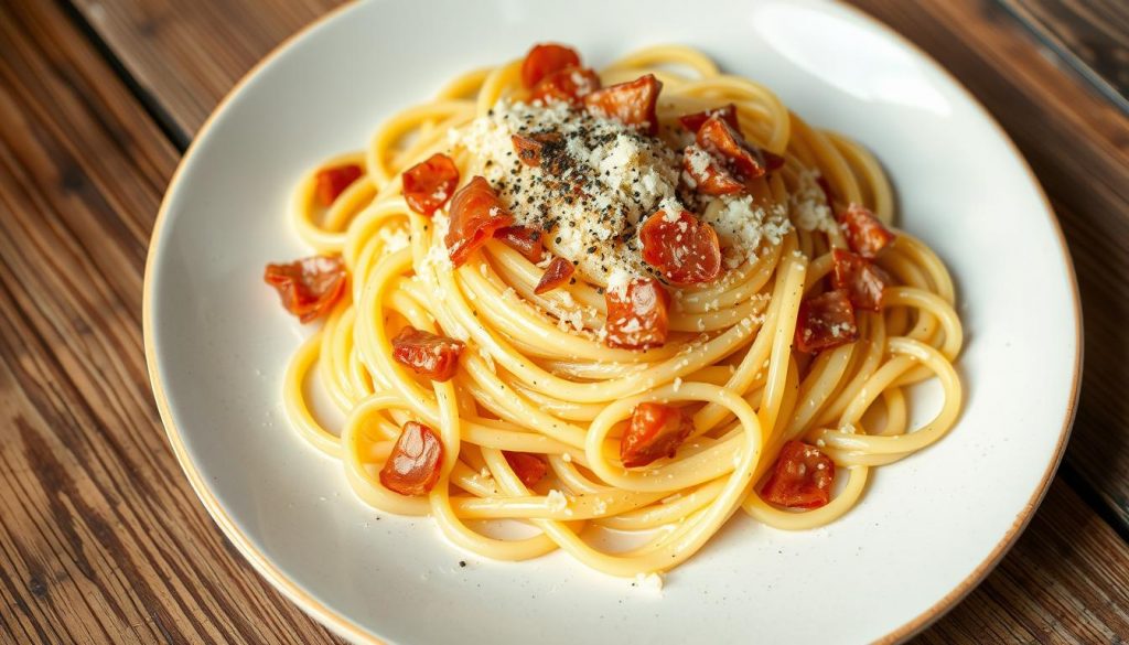 linguine carbonara