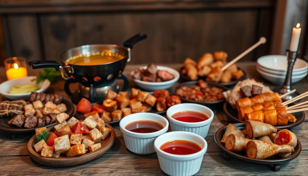 matériel caquelon réchaud fondue bourguignonne