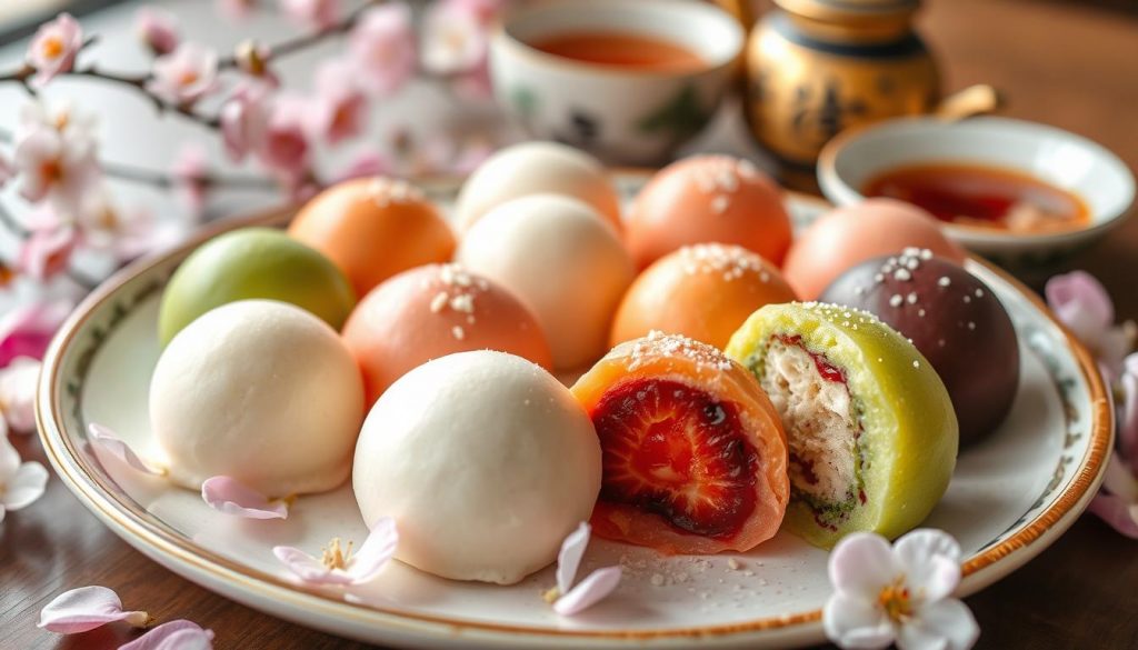 mochi dessert japonais