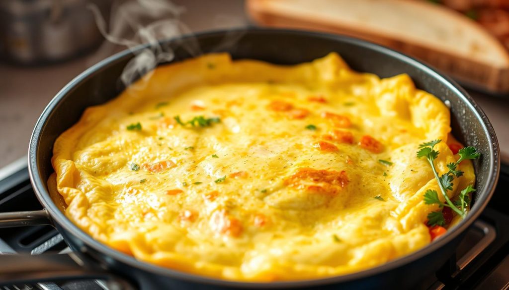 omelette soufflée poele