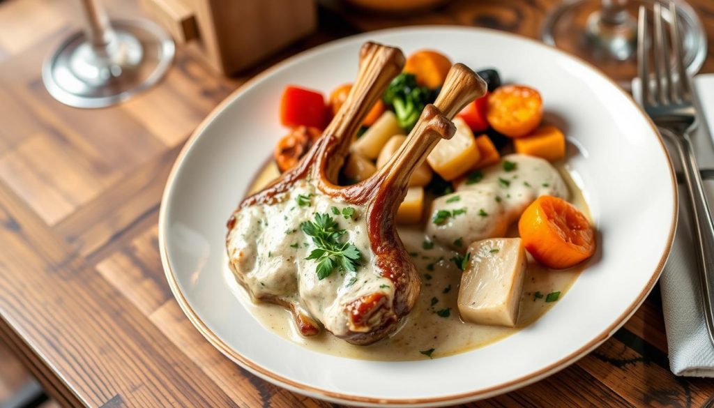 osso bucco de dinde à la crème