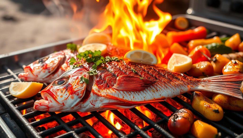 poisson rouget barbecue