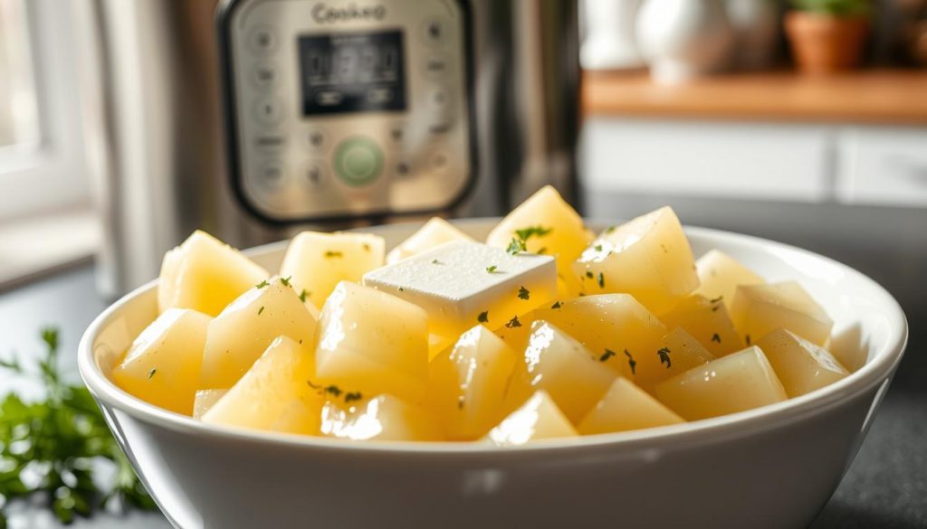 pommes de terre à l'eau cookeo