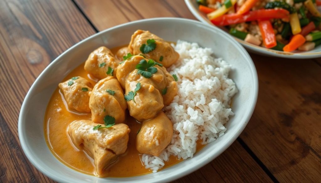 poulet au beurre de cacahuète