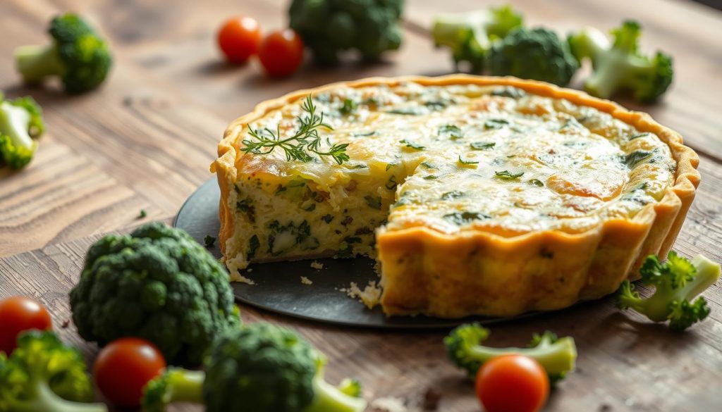 quiche sans pâte aux brocolis