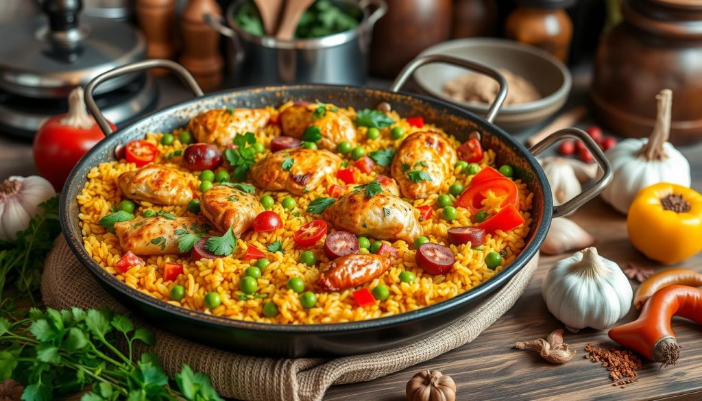 recette cookeo paella poulet chorizo