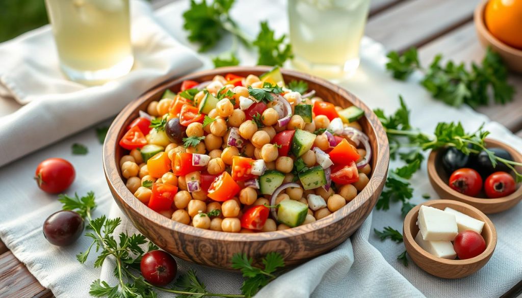 recette de salade de pois chiche