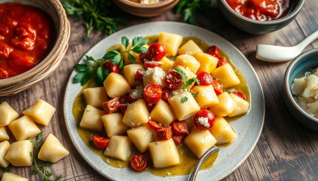 recette gnocchi chorizo