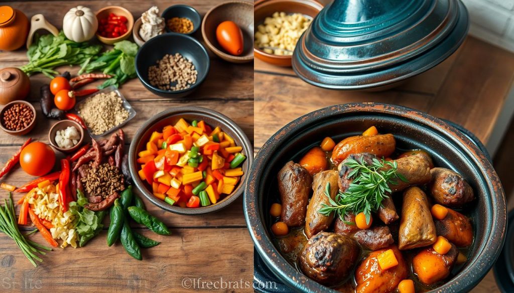 recette pas à pas tajine