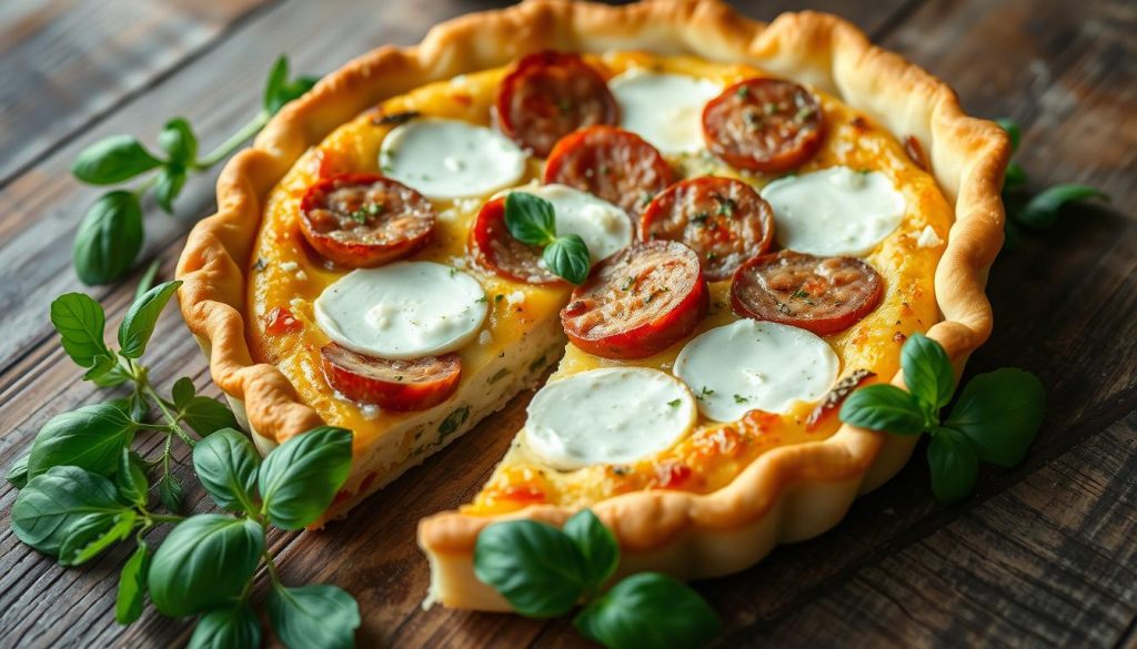 recette quiche mozzarella ricotta