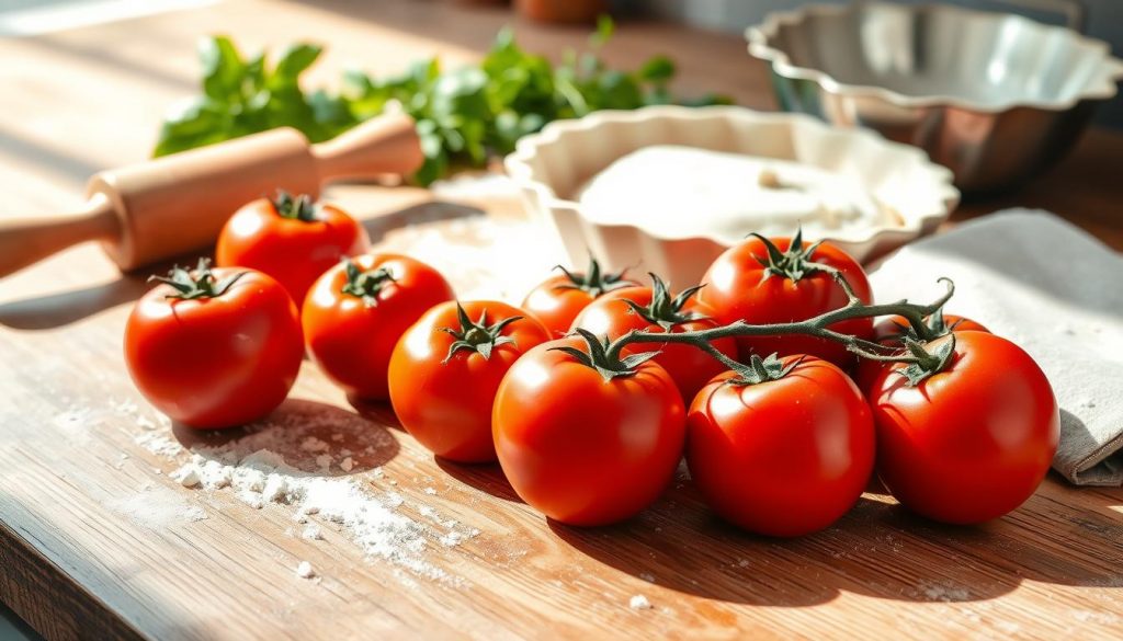 recettes tarte à la tomate