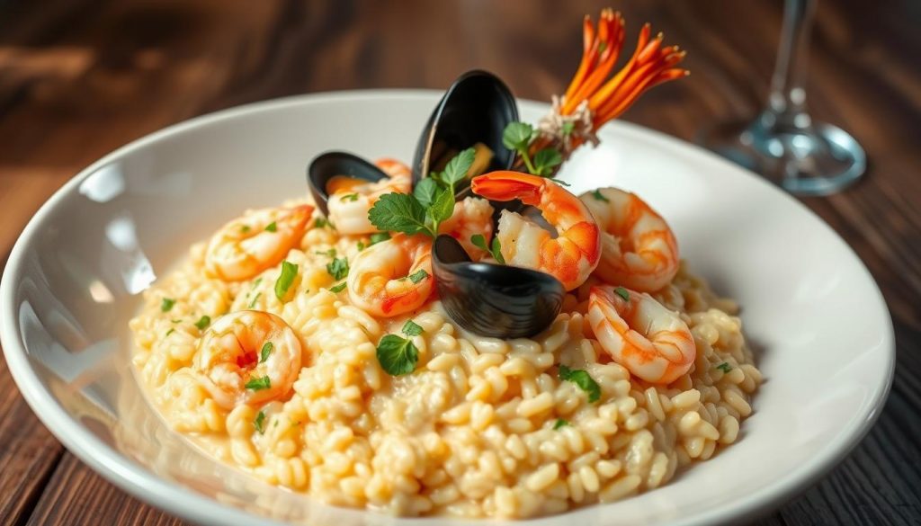 risotto fruits de mer recette