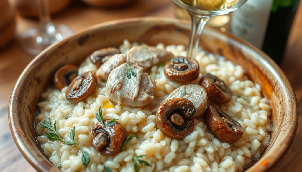 risotto poulet champignon cookeo