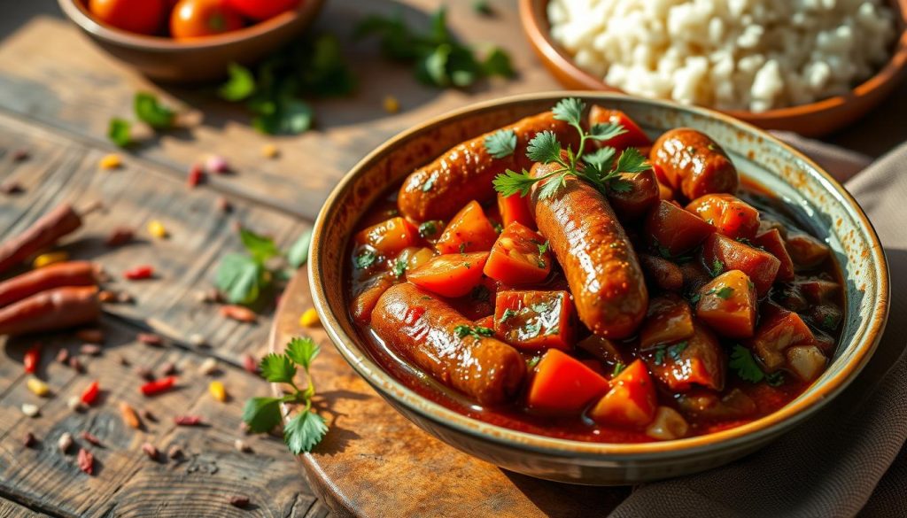 rougail saucisse tomates