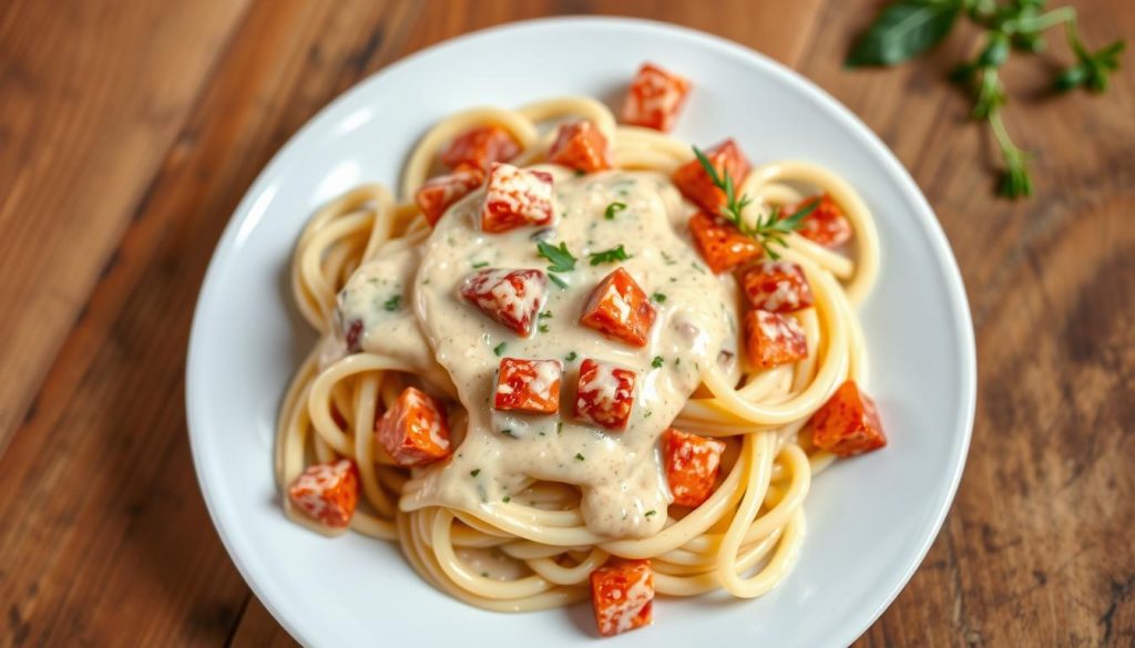 sauce crème de chorizo