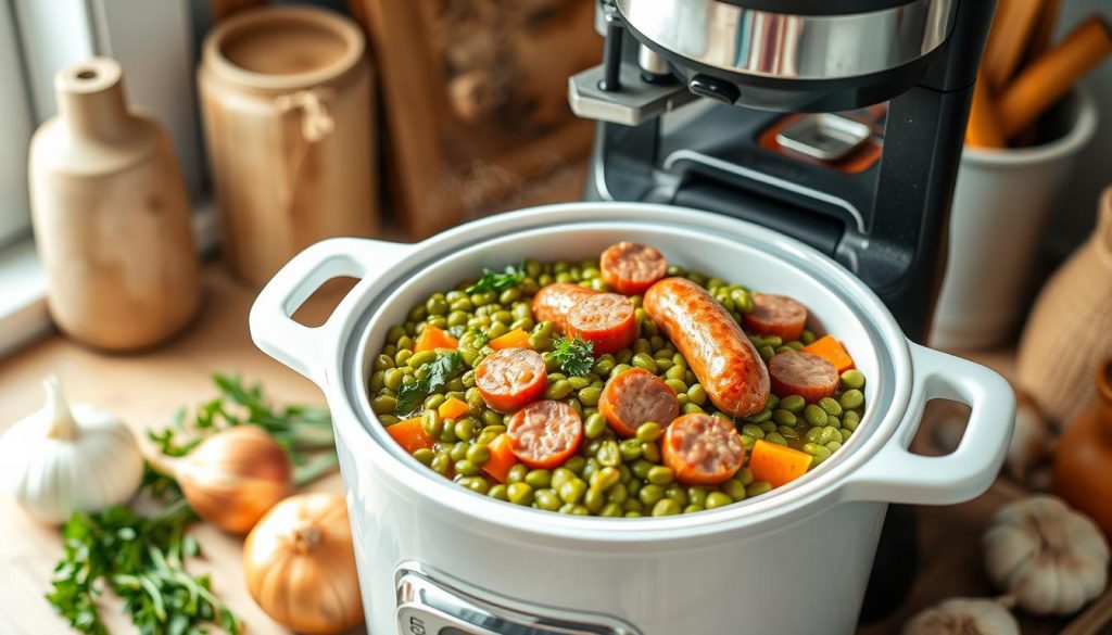 saucisses lentilles Cookeo