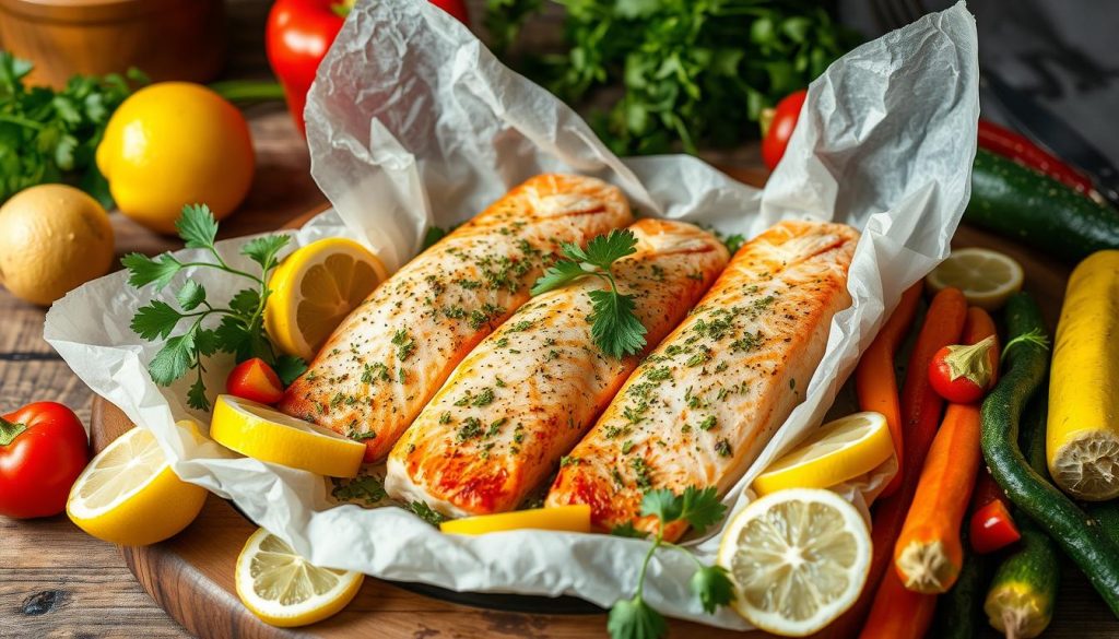 saveurs poisson papillote