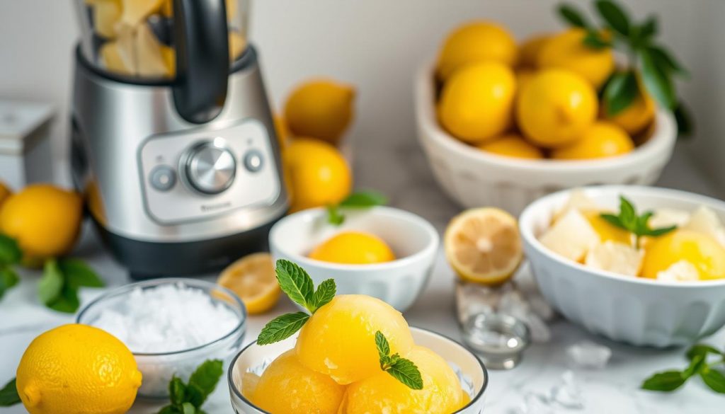 sorbet citron au thermomix