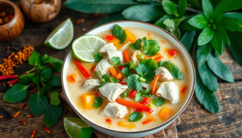 soupe coconut thai