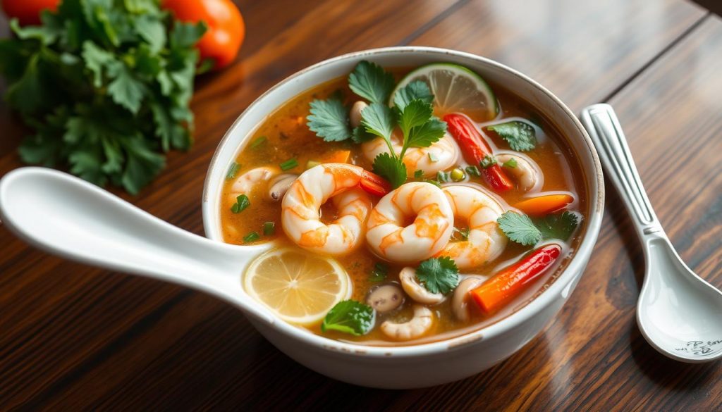 soupe thai crevette