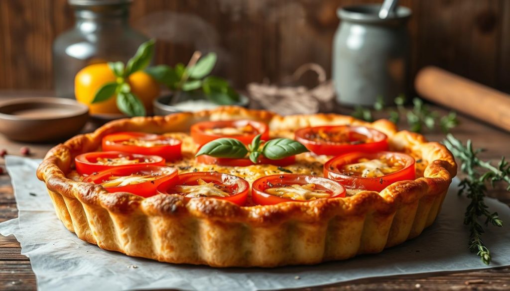 tarte a la tomate cuisson