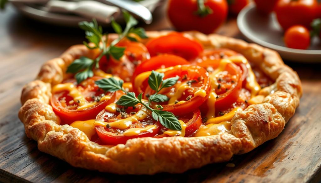 tarte a la tomate moutarde