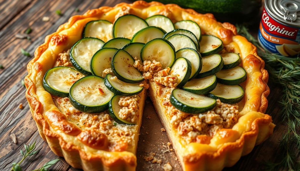 tarte au thon et courgette