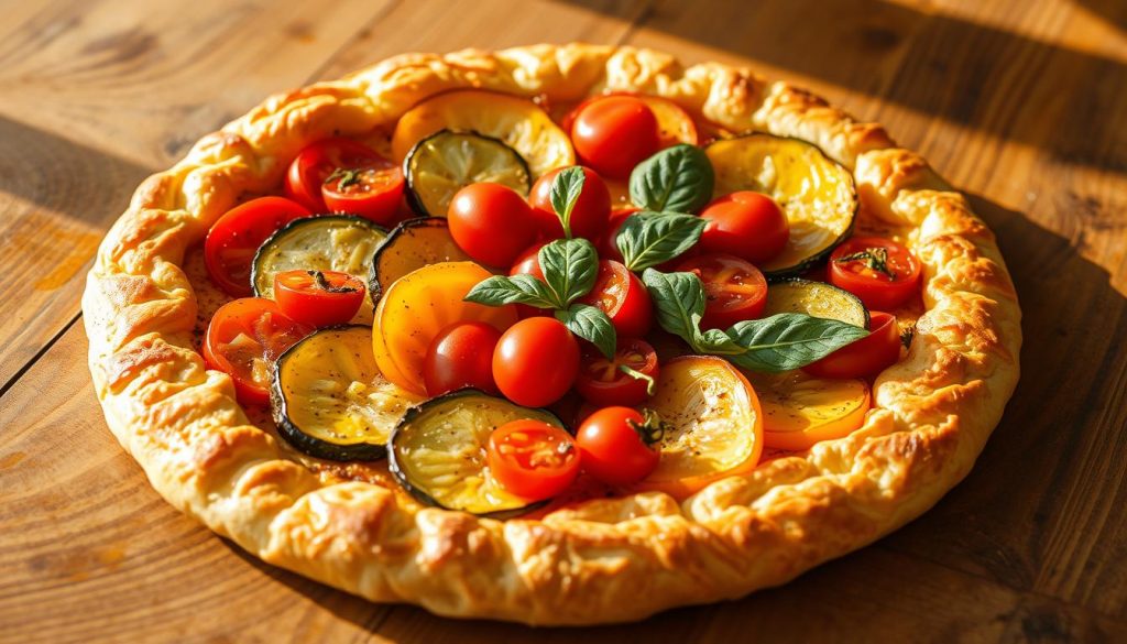 tarte aux légumes peu aqueux