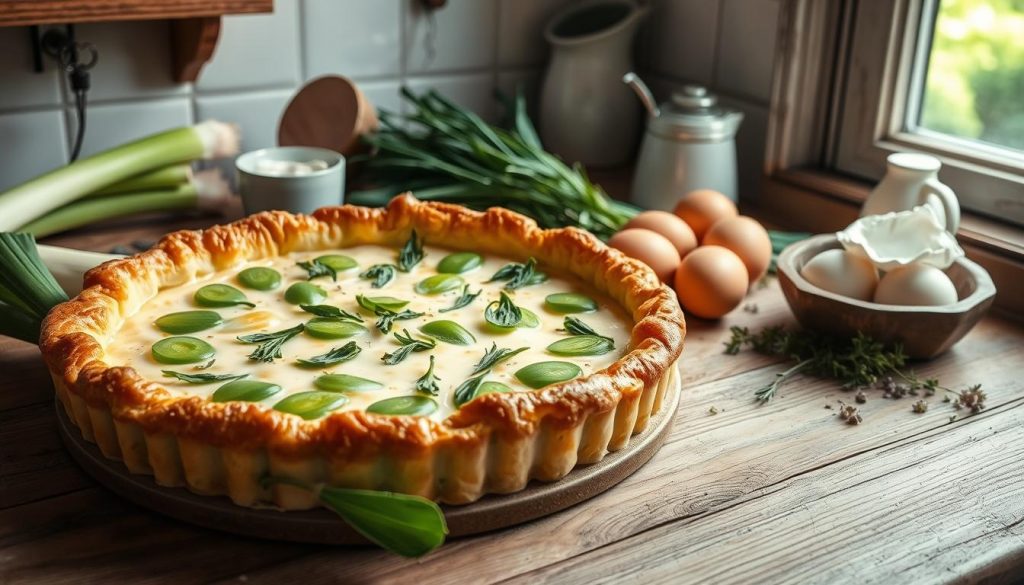 tarte aux poireaux grand-mère