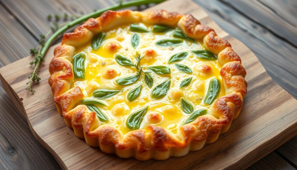 tarte aux poireaux réussie