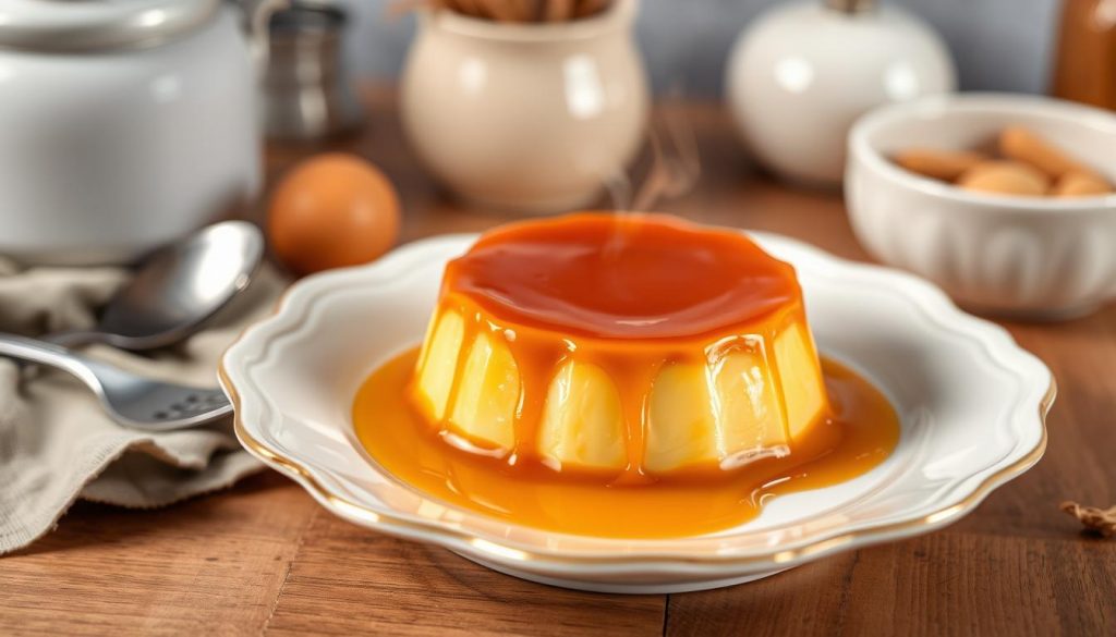 technique caramel flan