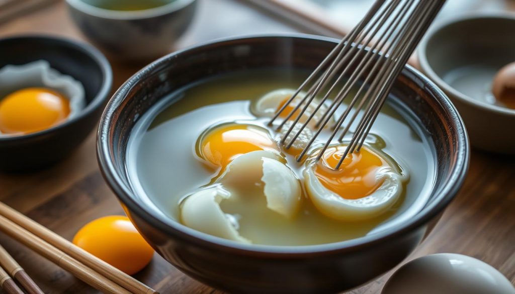 technique de mélange pour tamago