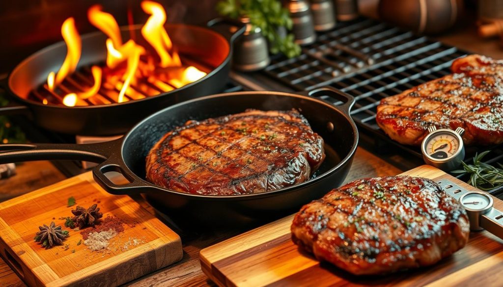 techniques cuisson onglet de boeuf