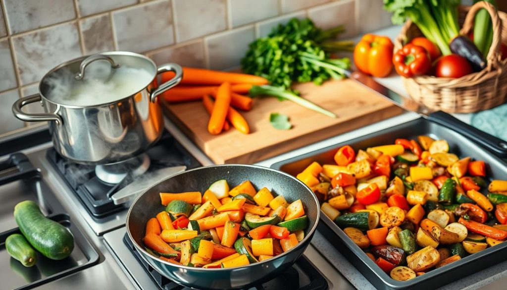 techniques de cuisson légumes