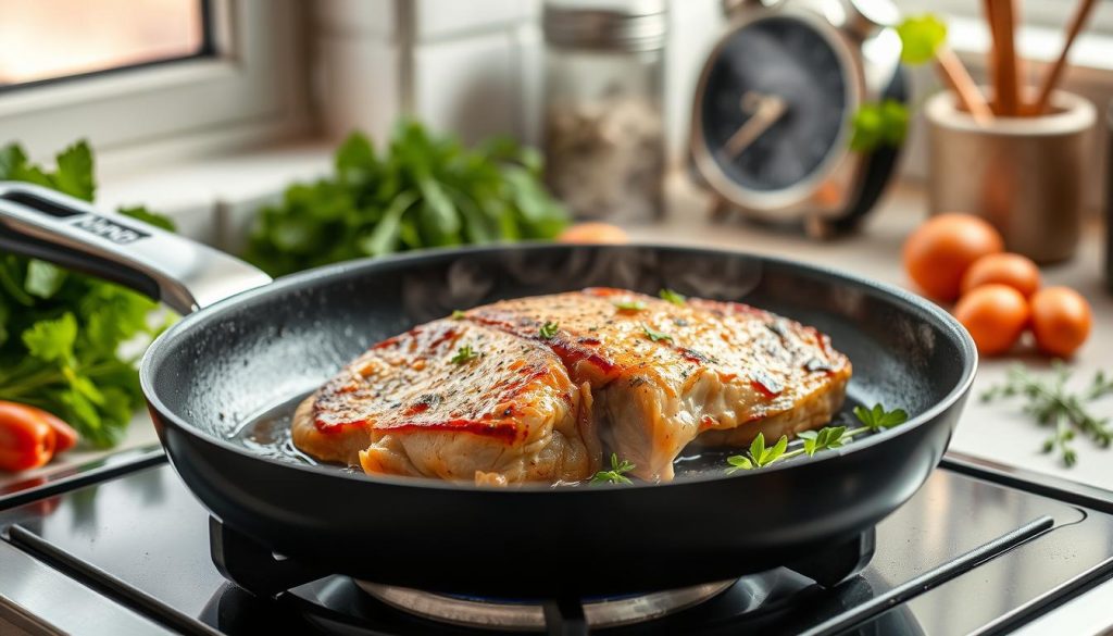 temps de cuisson escalope de veau à la poêle