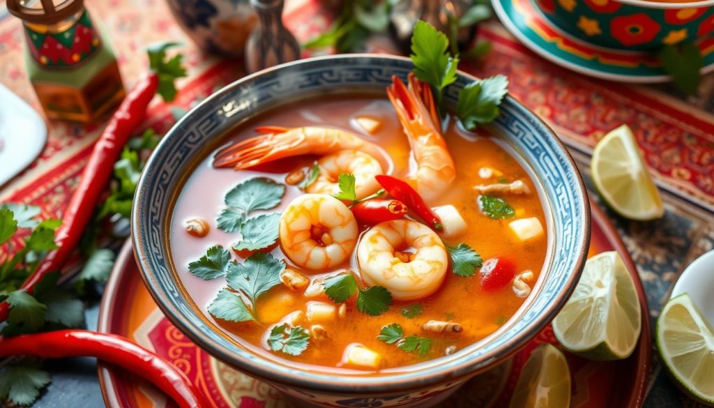 thai tom yum goong soup