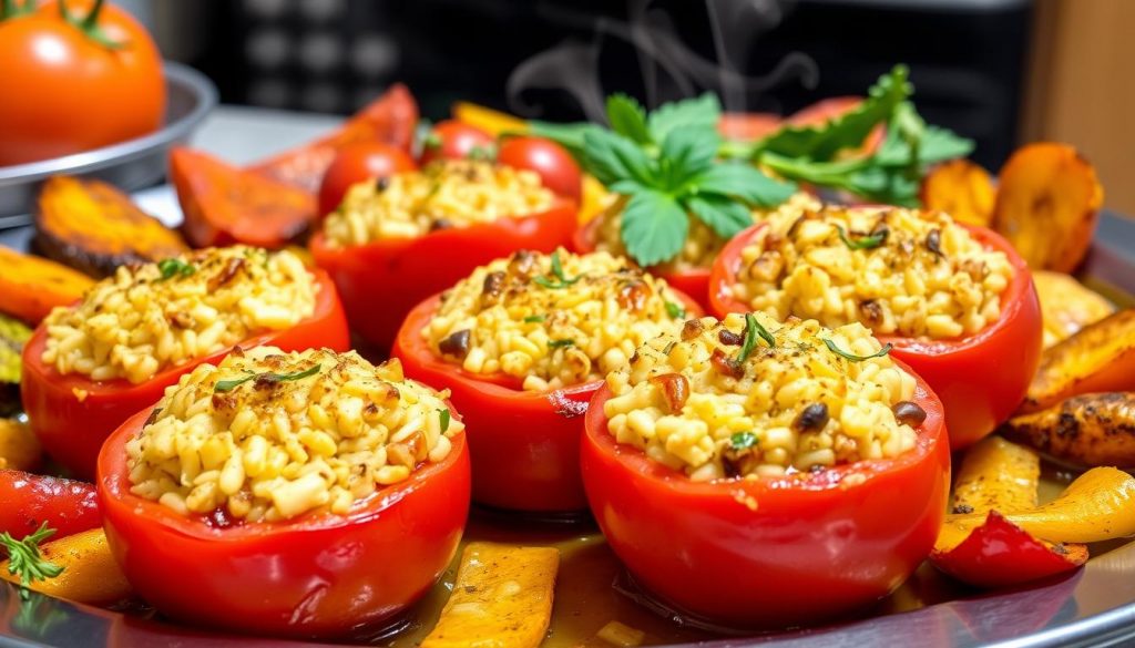 tomates farcies riz au four