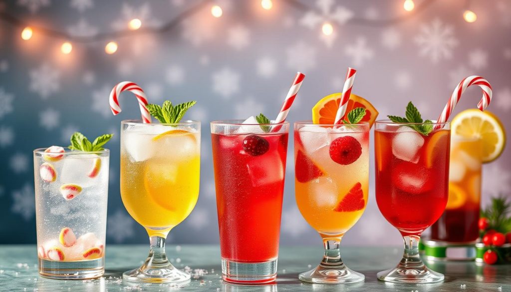 variantes du cocktail Bonbon Candy Cane Spritzer