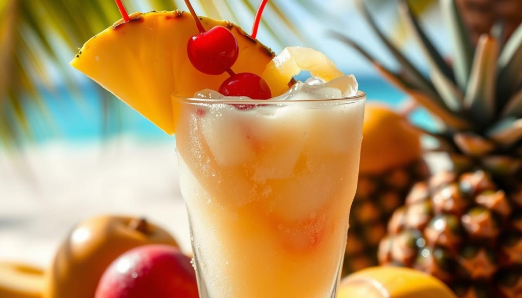 verre givré Pina Colada