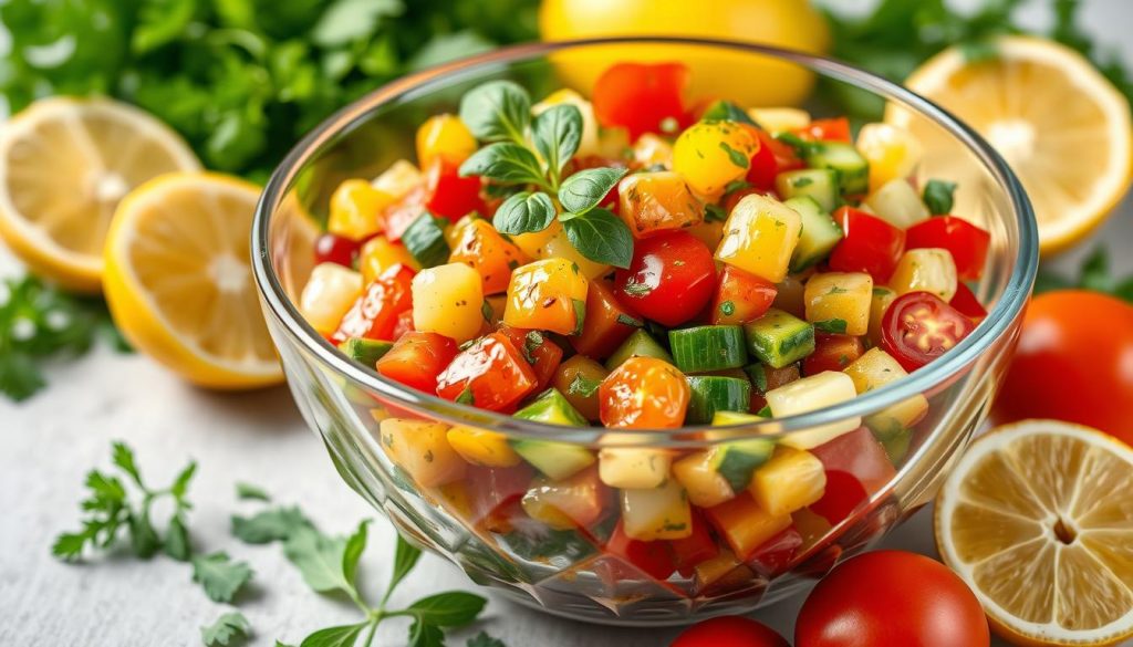 vinaigrette pour salade de perles