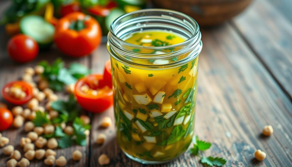 vinaigrette pour salade de pois chiche